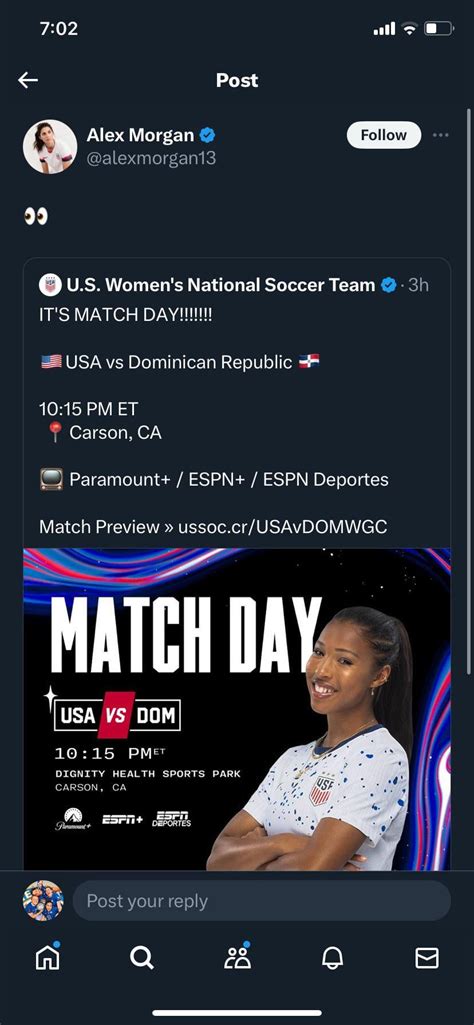 Alex Morgan’s Deleted Tweet : r/NWSL